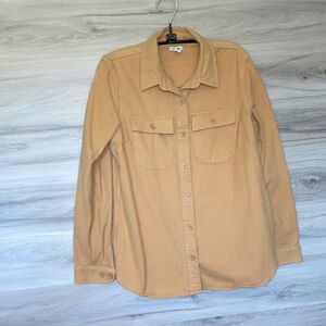 Women’s LL Bean Long Sleeve Cotton Button Down, S